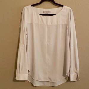 Ann Taylor LOFT long sleeve blouse